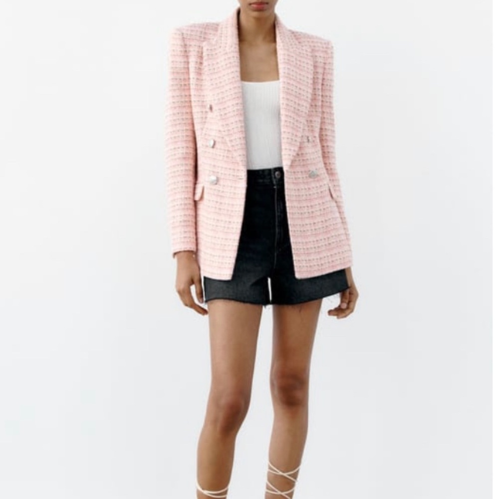 Zara Pink Blazer - Size L